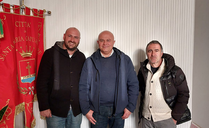 Da sinistra Della Ventura, De Riso e De Matteo