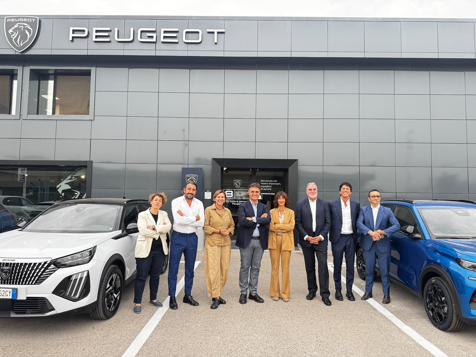 Antonella Bruno, Erica Poletti, Raffaele Russo, Roberta Zerbi, Marco Icardi, Gianmaria Loni e Ciro De Filippis, accolti da Maurizio Conte